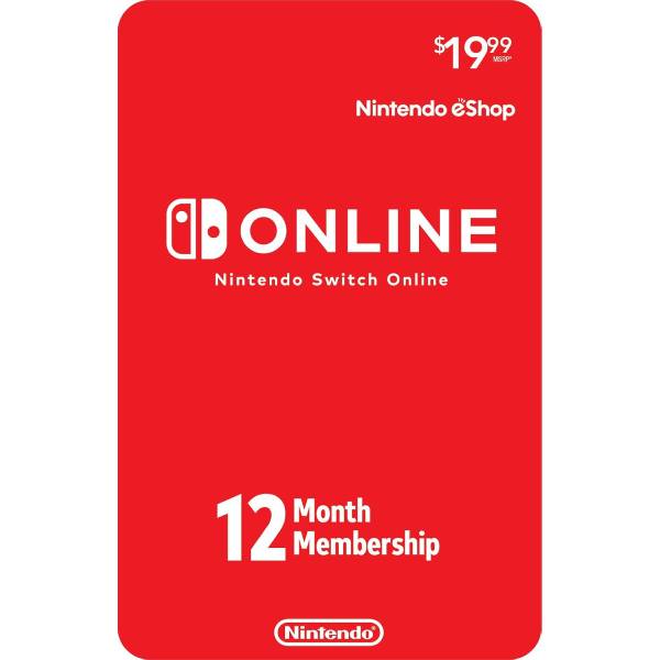 Nintendo Switch Online, 12-Month Membership